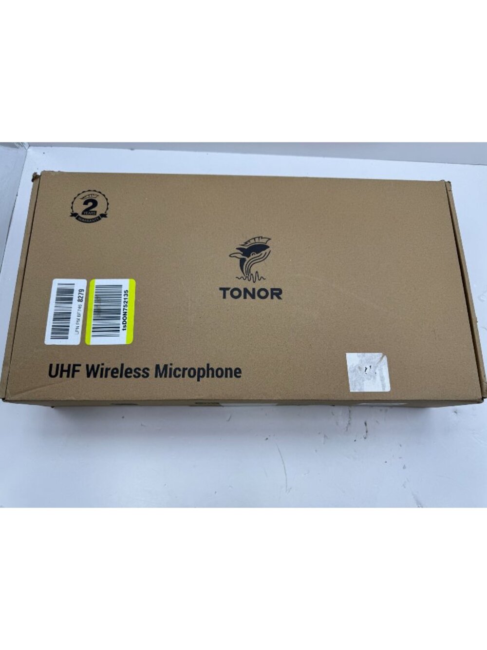 Tonor TW844 UHF 4-Channel Wireless Microphone System - Black Includes Receiver &